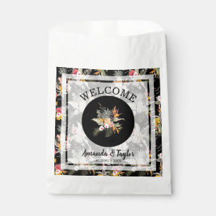 Tropical Floral Welcome Favor Bag
