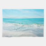 Tropical Florida Beach Sand Ocean Waves Sandpiper Towel at Zazzle