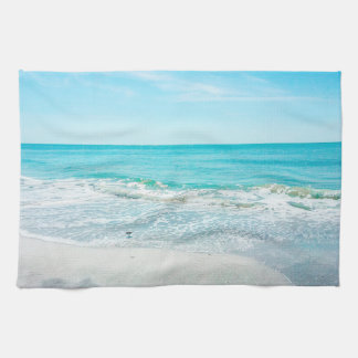 Tropical Florida Beach Sand Ocean Waves Sandpiper Towel