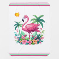 Tropical/Florida pink flamingo