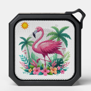 Tropical/Florida pink flamingo Bluetooth Speaker