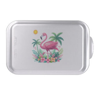 Tropical/Florida pink flamingo Cake Pan