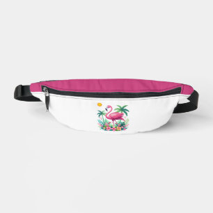 Tropical/Florida pink flamingo Fanny Pack