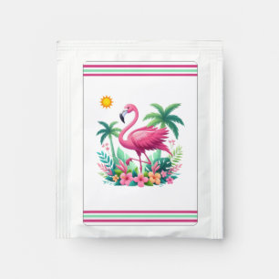 Tropical/Florida pink flamingo Tea Bag Drink Mix