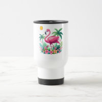 Tropical/Florida pink flamingo