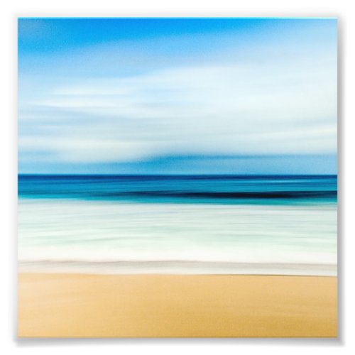 Tropical Florida Sandy Beach Ocean  Waves Photo Print