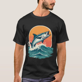 Tropical Florida Tarpon Sunset Adventure T-Shirt