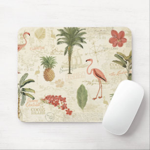 Tropical Floridian Pattern Mouse Pad