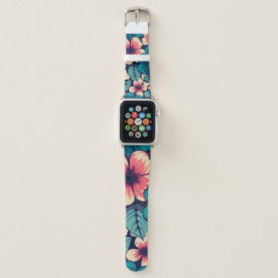 Tropical Flower Apple Watch Band