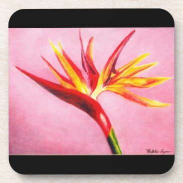 Tropical Flower Beverage Coaster Tropical Flower Beverage Coaster