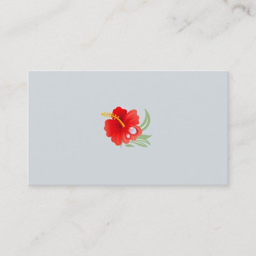 Tropical Flower Business Card