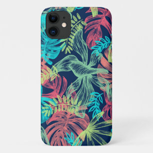 tropical flower colorful asian huawei iPhone 11 case