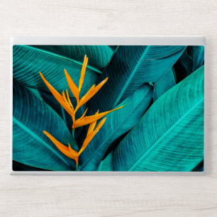 tropical flower HP laptop skin