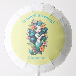 Tropical Flower Mermaid Thunder_Cove Balloon