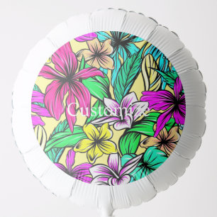 Tropical Flower Mix Thunder_Cove Balloon