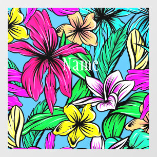 Tropical Flower Mix Thunder_Cove Wall Decal