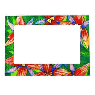 Tropical Flower Photo Frame
