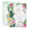 Tropical Flower Pineapple Palm Summer Quinceañera