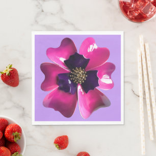Tropical Flower - Purple Pink Exotic Orchid MOD Napkins