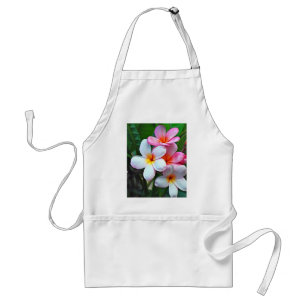 Tropical flowers adult apron