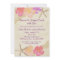 Tropical Flowers and Starfish Couple's Shower