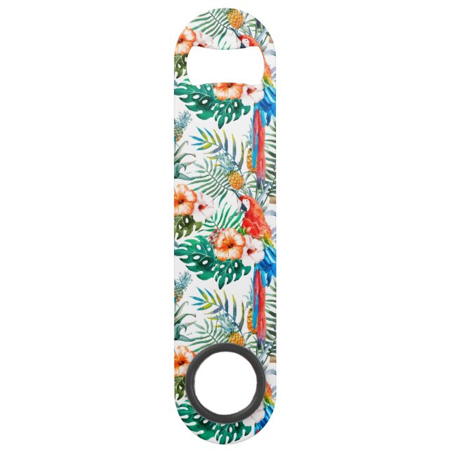 Tropical Flowers and Toucan  Bar Key (Front)