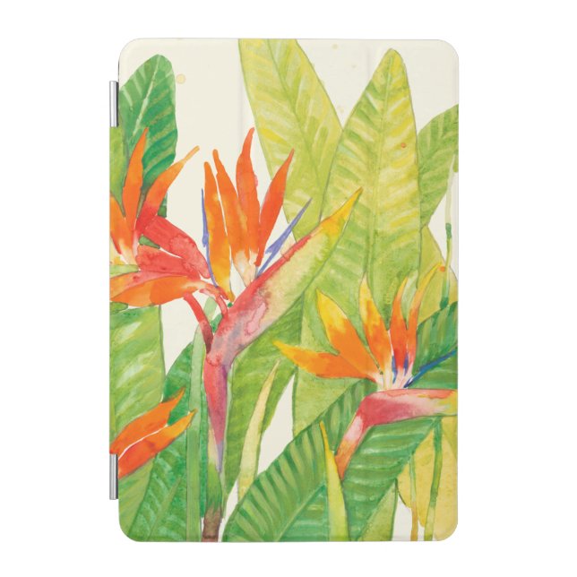 Tropical Flowers | Bird of Paradise iPad Mini Cover (Front)