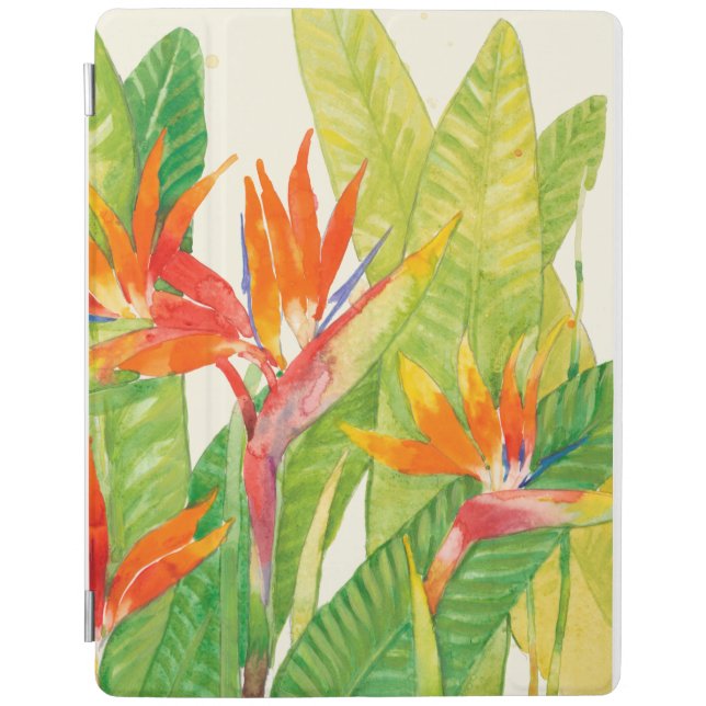 Tropical Flowers | Bird of Paradise iPad Smart Cover (Front)