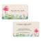 Tropical Flowers Border & Pink Flamingos