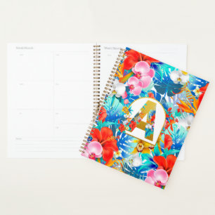 Tropical Flowers Bridal Party Gifts Bridesmaid Mom Planner