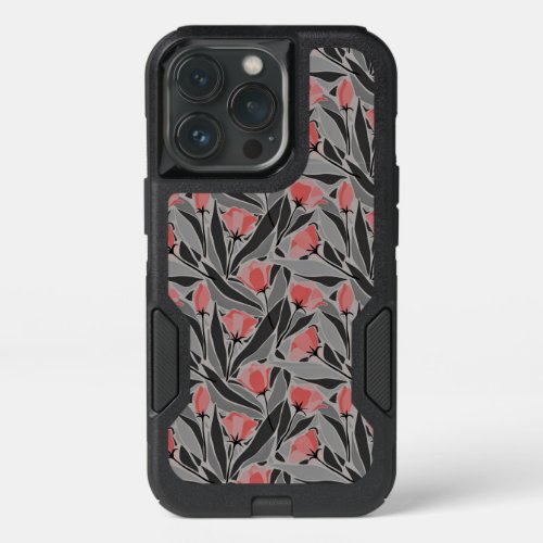 Tropical Flowers Car Floor Mat License Plate F iPhone 13 Pro Case