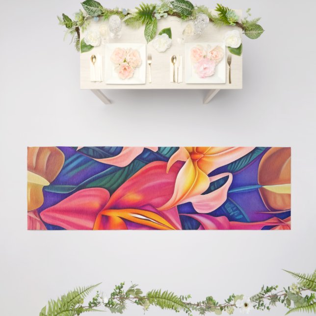 Tropical Flowers Five Outdoor Rug (Insitu (Wedding 2))