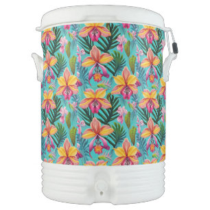 Tropical Flowers Igloo Cooler