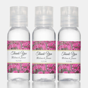 Tropical flowers in bloom Wedding Favor Hand Sanit Sanitizer