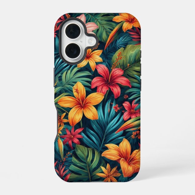 Tropical Flowers  Iphone Case (Back)