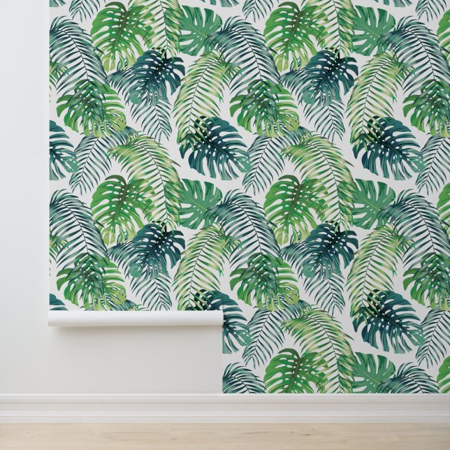 Tropical Foliage Design Wallpaper (Application)