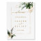 Tropical Foliage Gold Photo Wedding Welcome