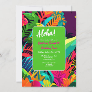 Tropical Foliage  Invitation