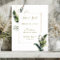 Tropical Foliage Love is Sweet Dessert Bar Sign