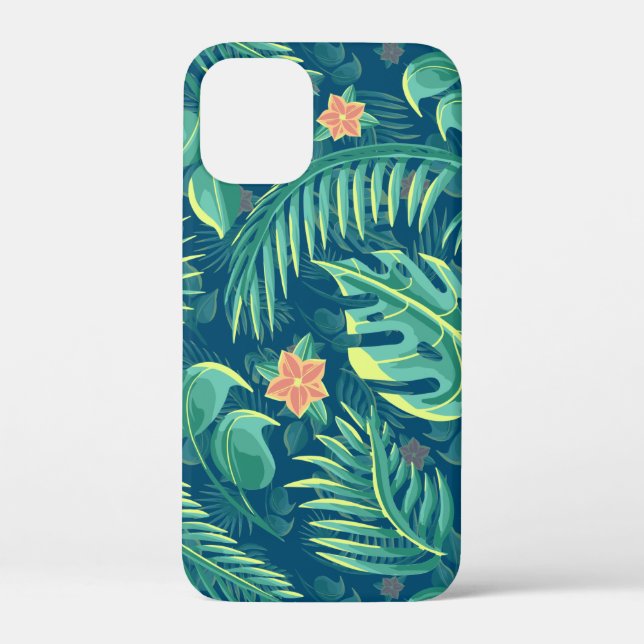 Tropical Foliage Pattern Phone Case (Back)