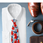 Tropical Foliage Red Floral Hibiscus Neck Tie<br><div class="desc">This design features white tropical foliage on a navy blue background with bright red hibiscus flowers.
#tropical #floral #flowers #hibiscus #design #stylish #feminine #pattern #fashion #style</div>