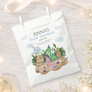 Tropical Forest Dinosaurs Baby Shower! Roar! Favor Bag