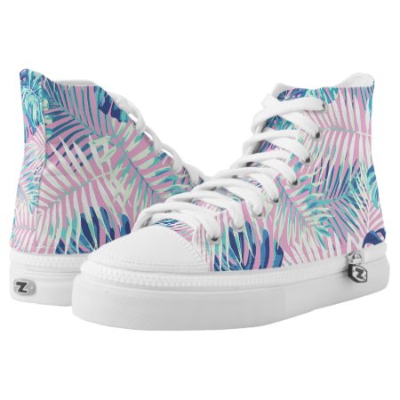 Tropical Forest High-top Sneakers