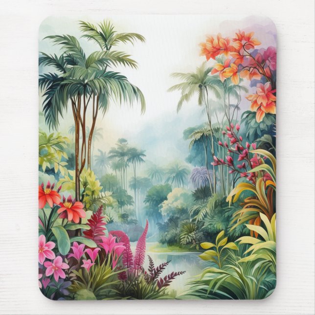 Tropical Forest Mouse Pad (Front)