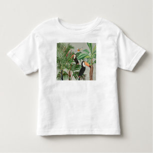 Tropical Forest & Toucan Birds Toddler T-shirt