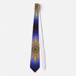 Tropical Fractal Fruits Tie