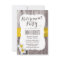 Tropical Frangipani Rustic Wood Retirement Party