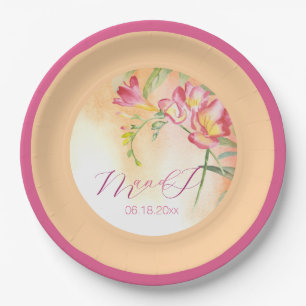 Tropical Freesia 2 Paper Plates
