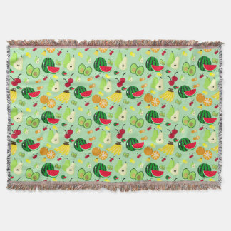 Tropical Frenzy Throw Blanket
