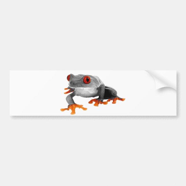 Tropical Frog Bumper Sticker..! Sticker (Front)